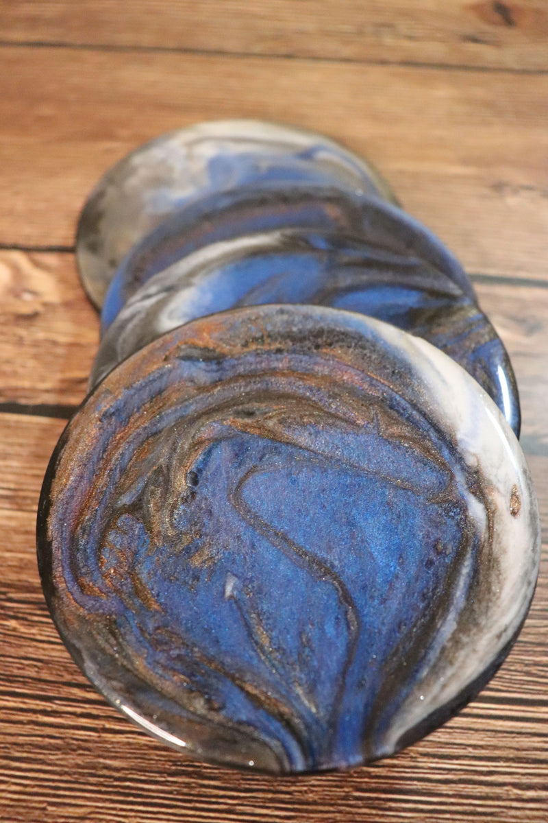 Blue Crater Coasters