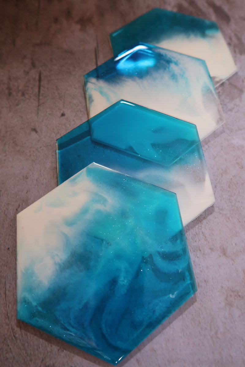 Handcrafted Resin Art Coasters