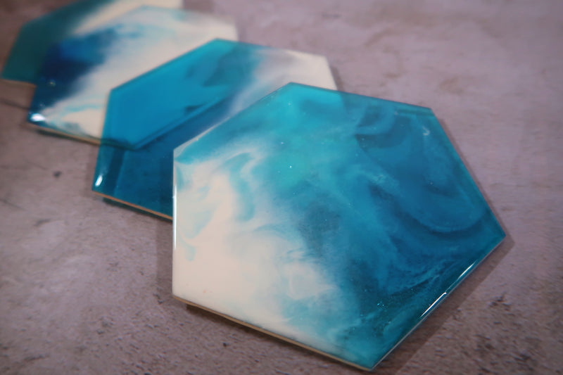 Handcrafted Resin Art Coasters