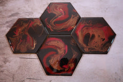 Handcrafted Resin Art Coasters