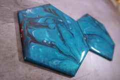 Handcrafted Resin Art Coasters