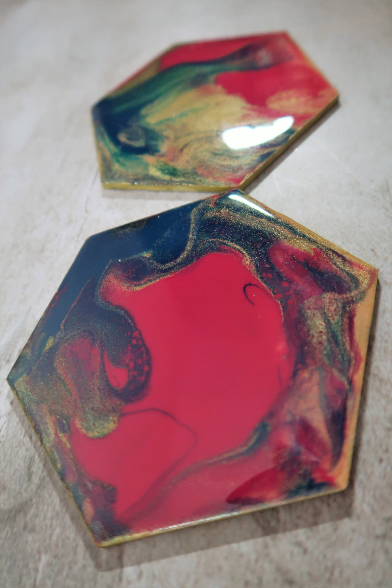 Handcrafted Resin Art Coasters