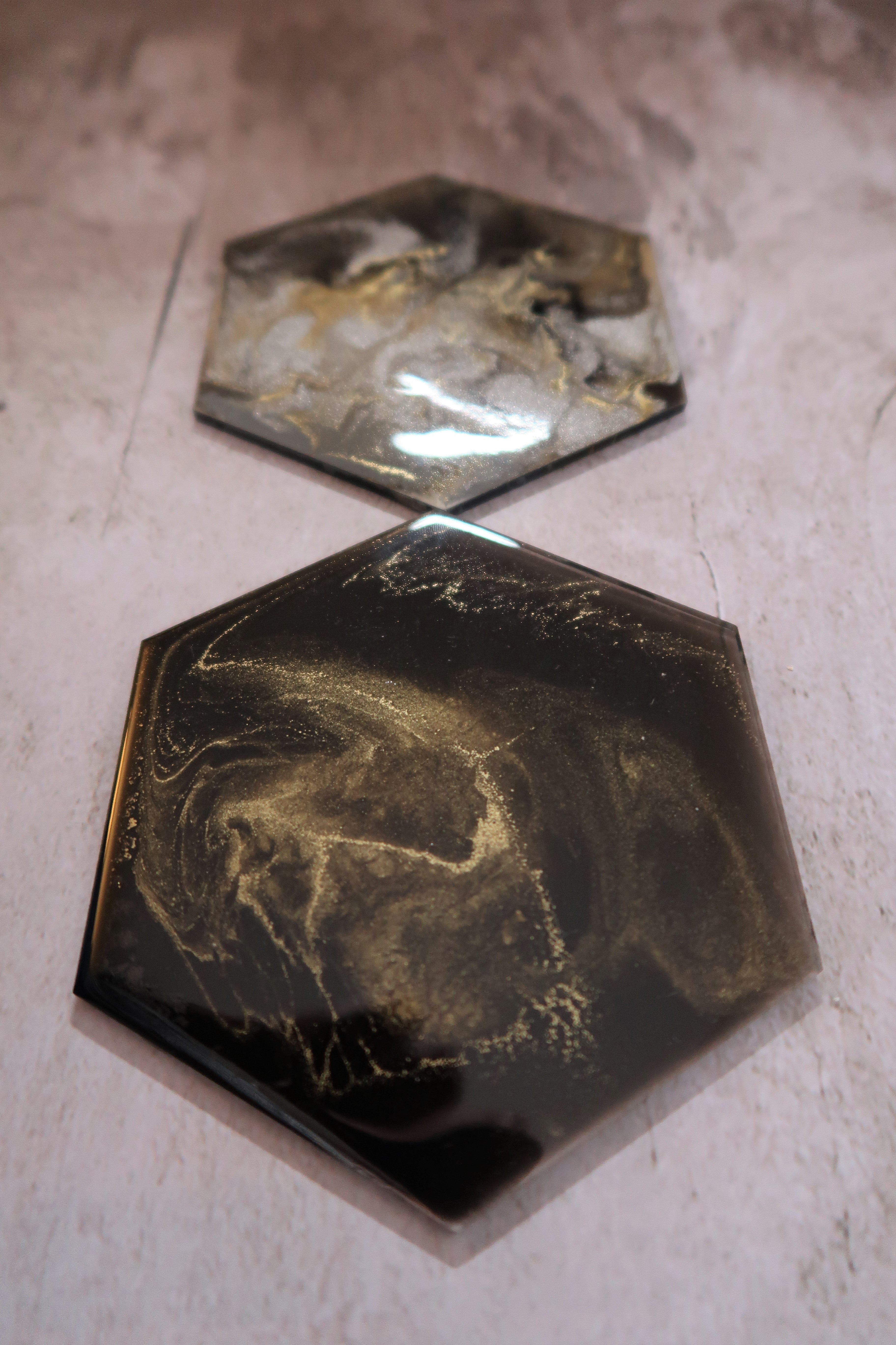 Glitter - Handcrafted Resin Art Coasters